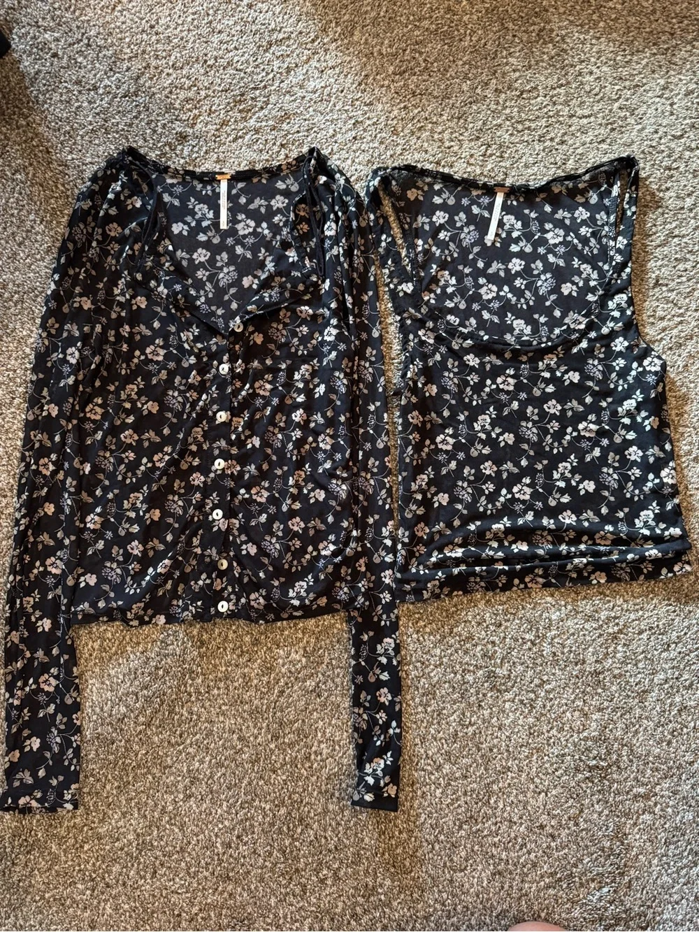 Free people twosie for one top set